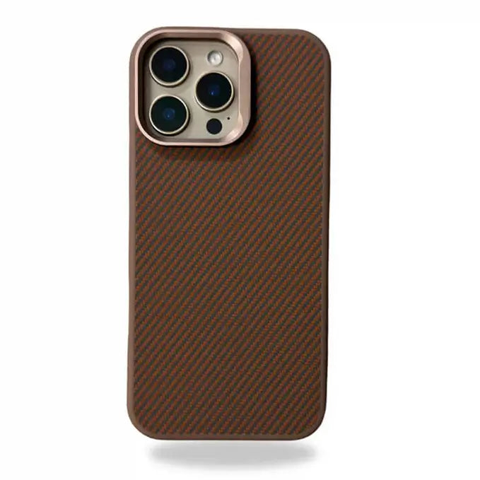 carbon fiber magsafe case for iphone 16 series with metal frame camera protection