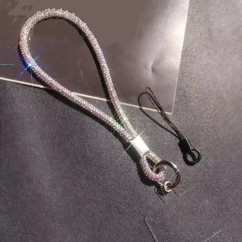 fashionable mobile phone charm with full diamonds for women