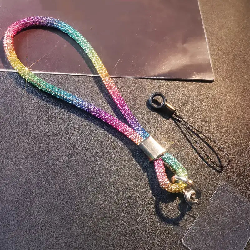 fashionable mobile phone charm with full diamonds for women