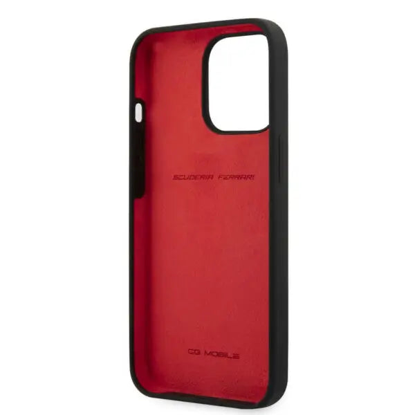 iphone 15 pro max ferrari microfiber silicone mobile case