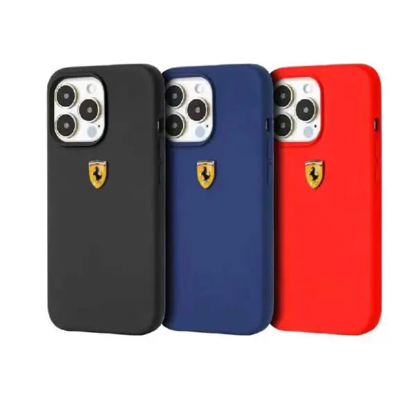 iphone 15 pro max ferrari microfiber silicone mobile case