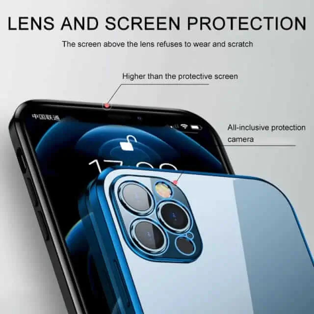 iphone 13 luxury electroplating camera protection case