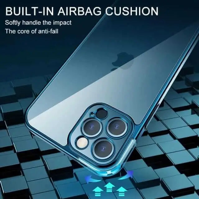 iphone 13 luxury electroplating camera protection case