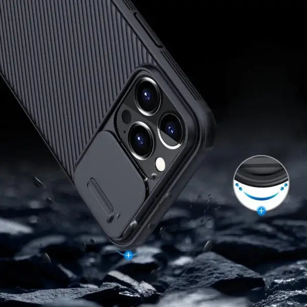 iphone 13 nillkin® camshield magnetic mobile case with camera protection