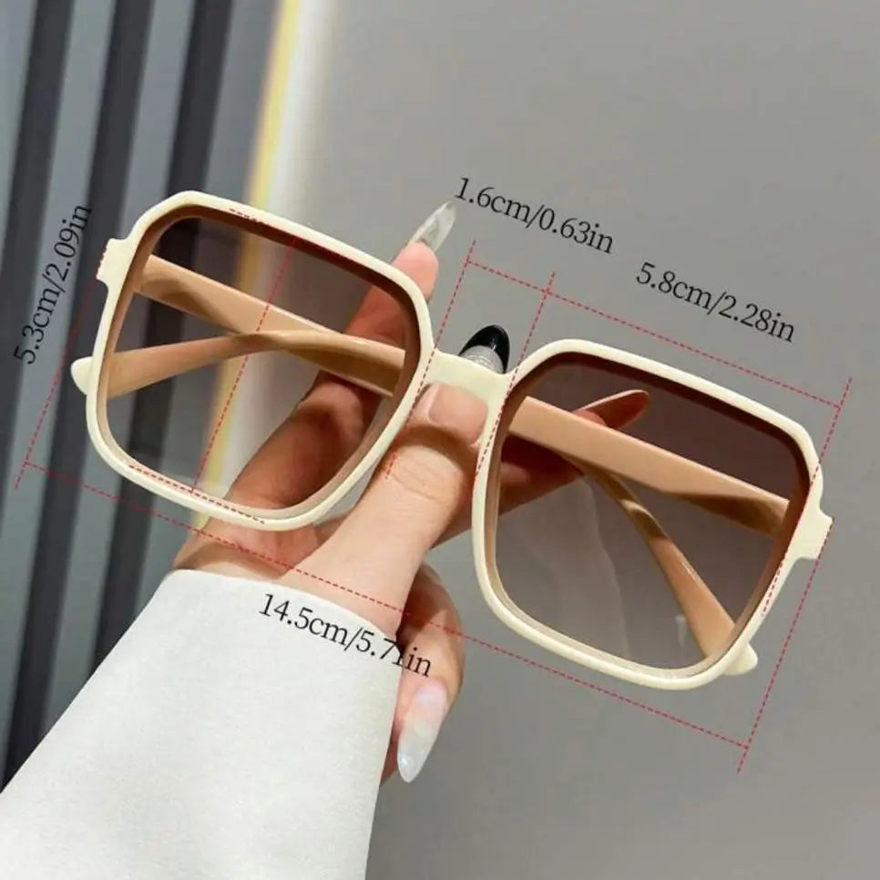 pairs retro square fashion classic style eyewear
