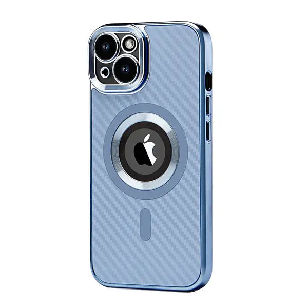 iphone 15 pro max premium carbon design magsafe mobile cover