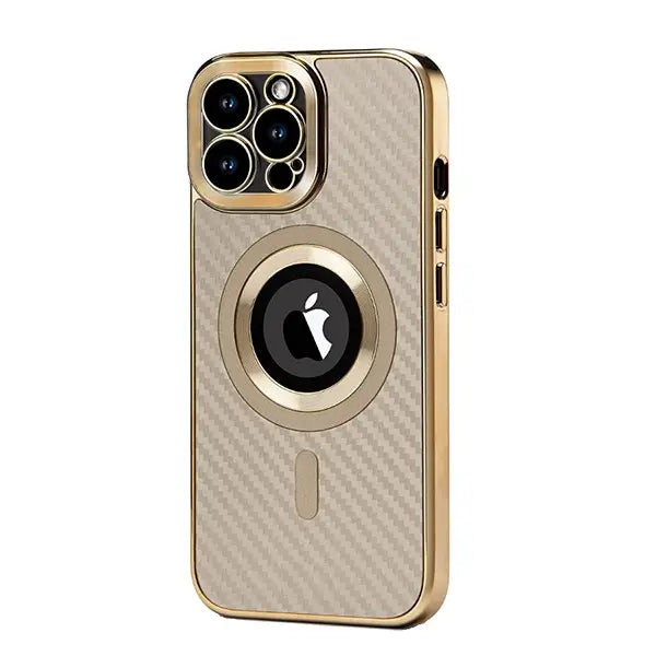 iphone 15 pro max premium carbon design magsafe mobile cover
