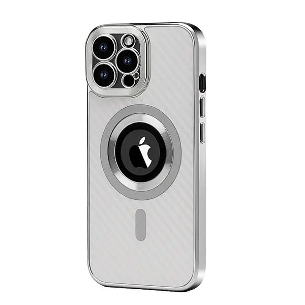 iphone 15 pro max premium carbon design magsafe mobile cover