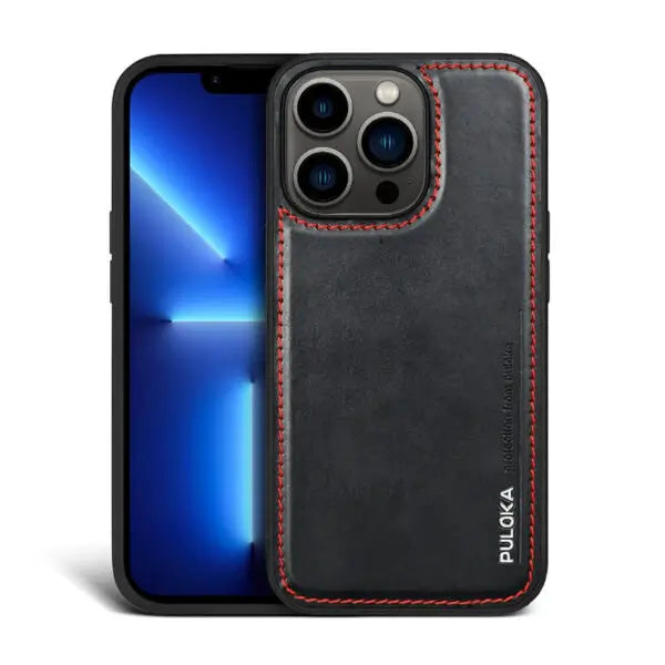 iphone 13 puloka® extravagant leather mobile case