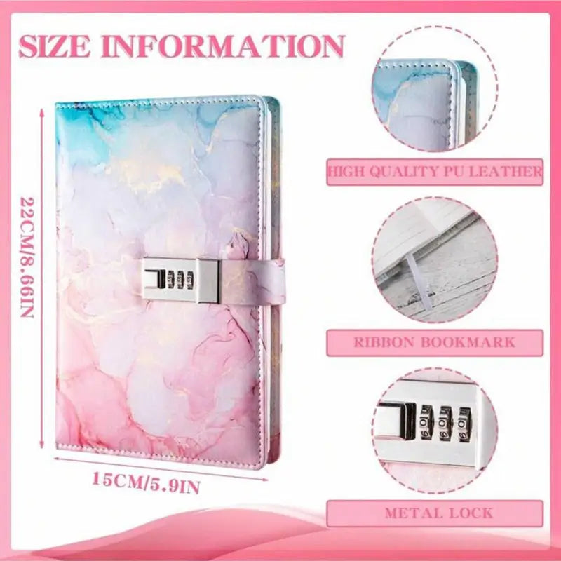 secret diary with lock
