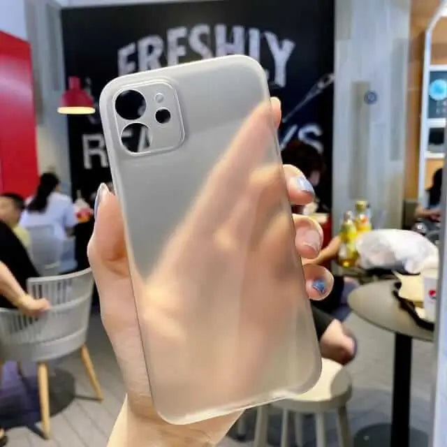 iphone 13 ultra thin paper soft matt case