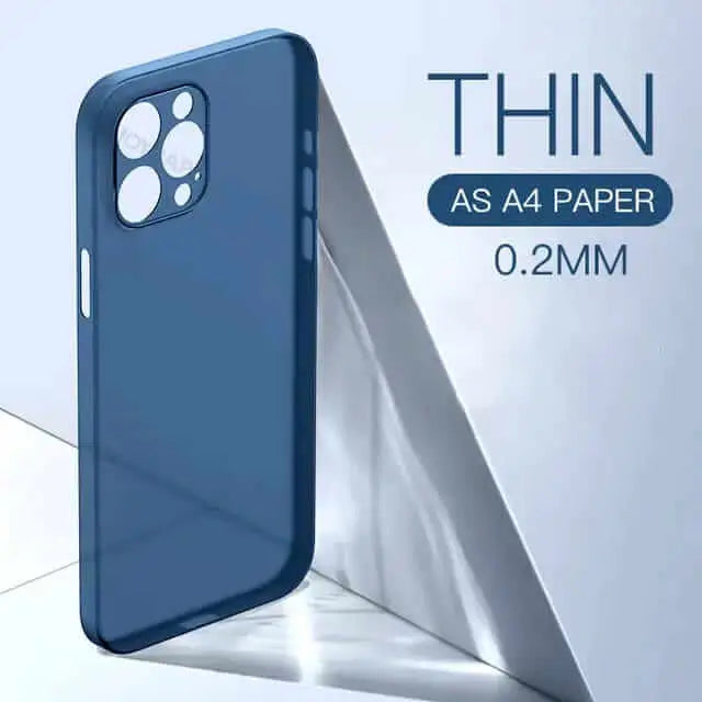 iphone 13 ultra thin paper soft matt case