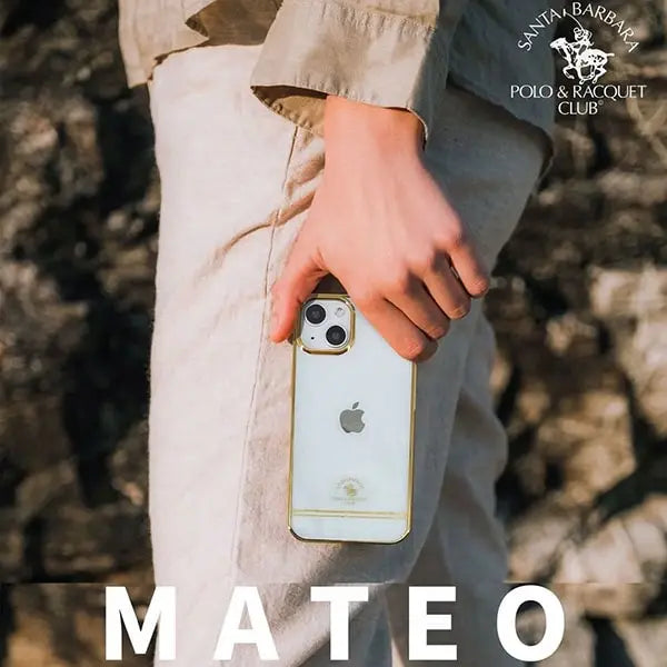 iphone 14 pro max santa barbara® electroplated transparent slim case