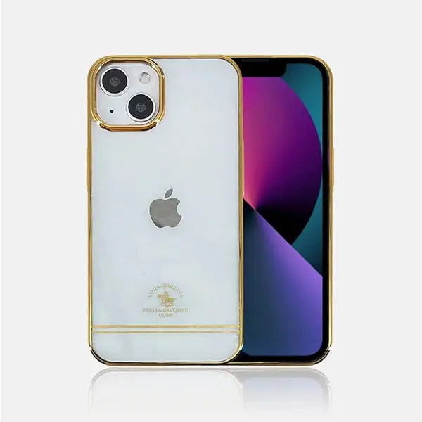 iphone 14 pro max santa barbara® electroplated transparent slim case