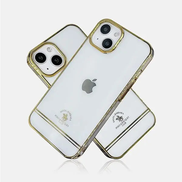 iphone 14 pro max santa barbara® electroplated transparent slim case
