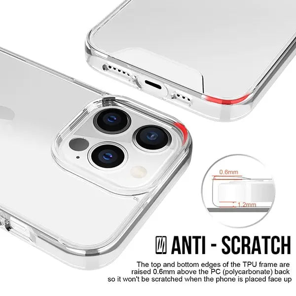 iphone 14 anti shockproof transparent case