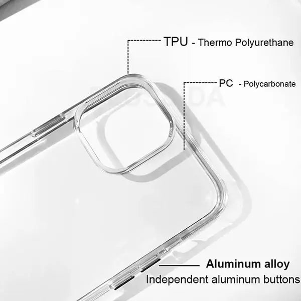 iphone 14 anti shockproof transparent case