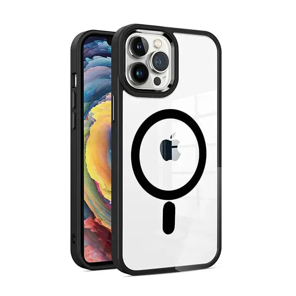 iphone 15 pro max transparent magsafe mobile case