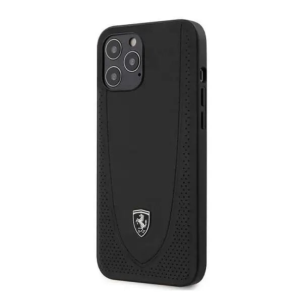 iphone 13 ferrari ventilated leather cover with centre curved design