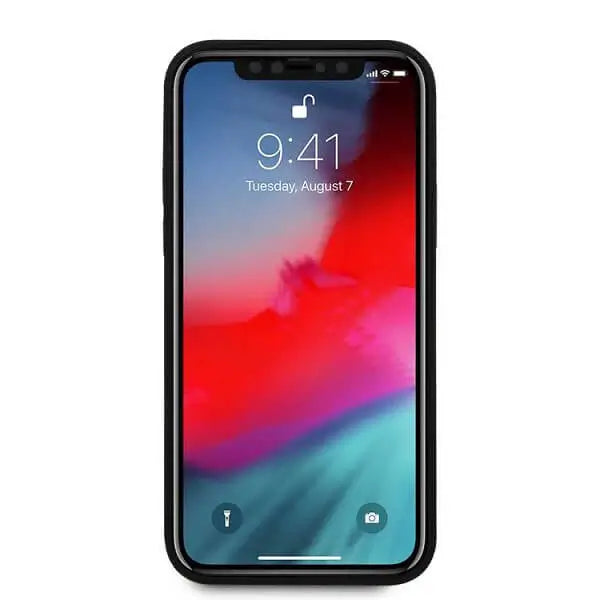 iphone 13 ferrari ventilated leather cover with centre curved design