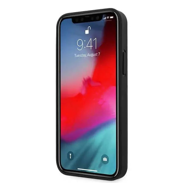 iphone 13 ferrari ventilated leather cover with centre curved design