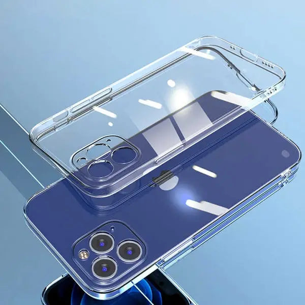 iphone 13 mini soft silicone clear transparent case with camera protection