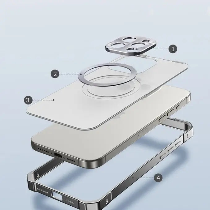 iphone 16 pro max alloy armor magsafe phone cover