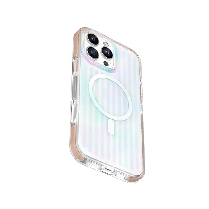 iphone 16 series luxury bumpy clear case with magsafe