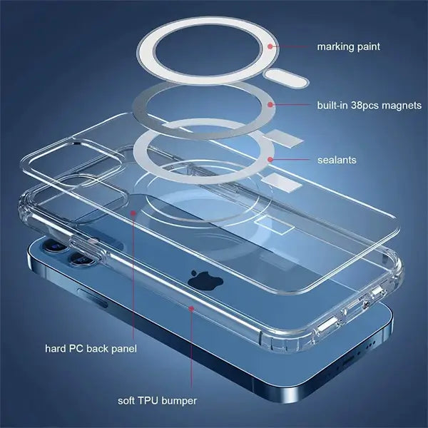 iphone 16 clear case with magsafe
