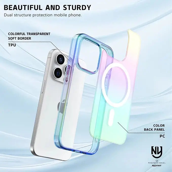 iphone 16 holo phone cover with magesafe
