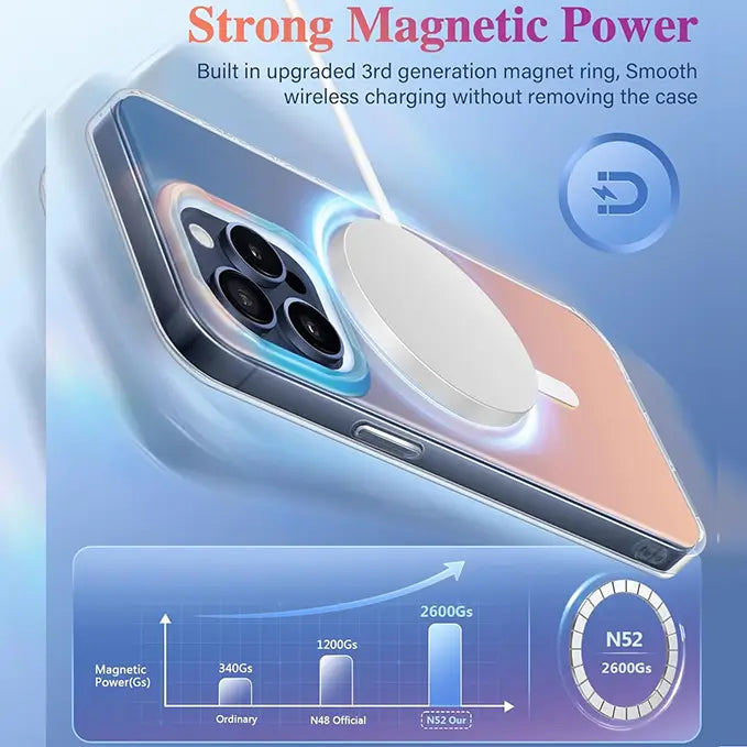 iphone 16 holo phone cover with magesafe