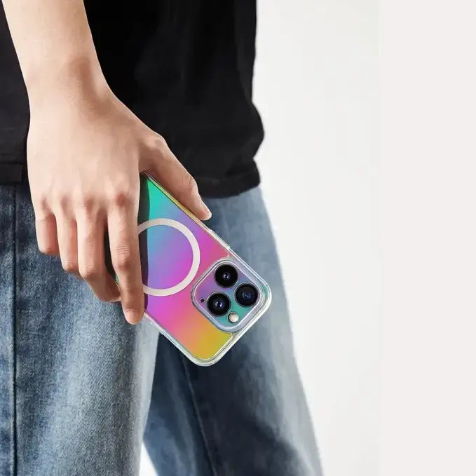 iphone 16 holo phone cover with magesafe