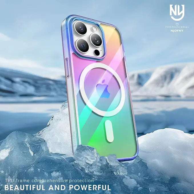 iphone 16 holo phone cover with magesafe