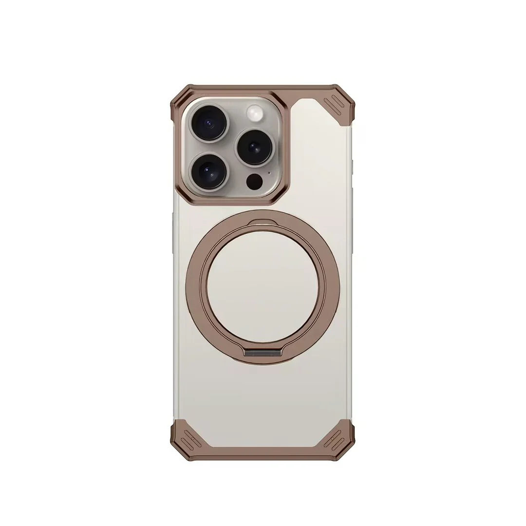 iphone 16 ultra-slim frameless metal stand case