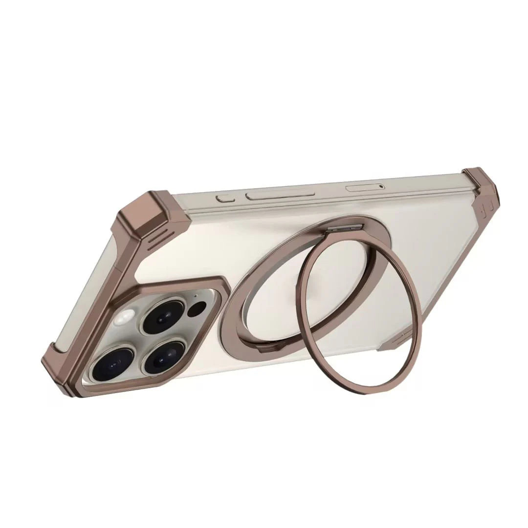 iphone 16 ultra-slim frameless metal stand case