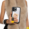 Cute Duh Cat Shockproof Clear Case