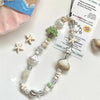 Fashion Shell Coconut Tree Beaded Phone Strap
