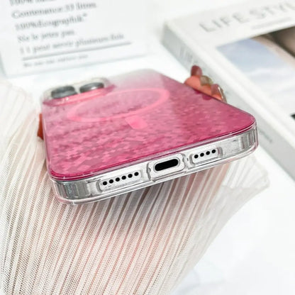 Gradient Bling Pink Glitter Magsafe Case