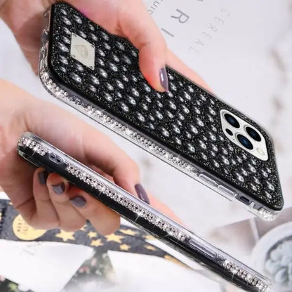 iPhone 13 Luxury Women Design Bling Pearl Mobile Case