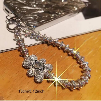 Luxury Crystal Bear Wrist Strap