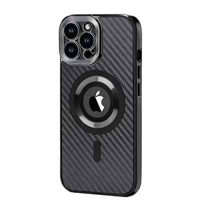 iPhone 15 Pro Max Premium Carbon Design Magsafe Mobile Cover