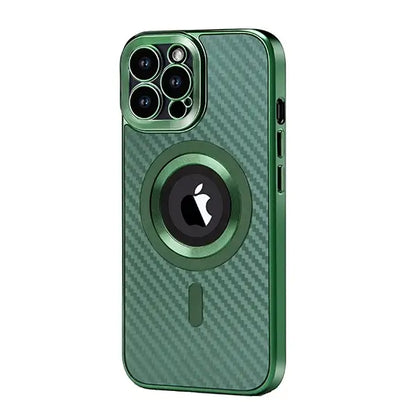iPhone 15 Pro Max Premium Carbon Design Magsafe Mobile Cover