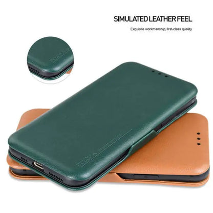 iPhone 13 Pro Max Puloka® Card Holder Leather Flip Wallet Mobile Case