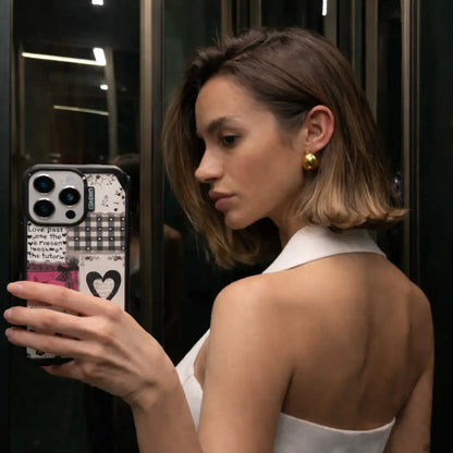 Retro Love Patchwork Case