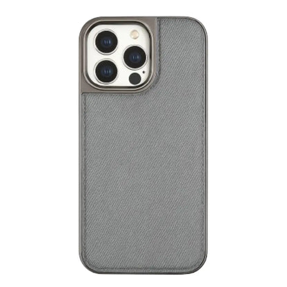 Luxury Denim Metal Finish With Camera Protection Case