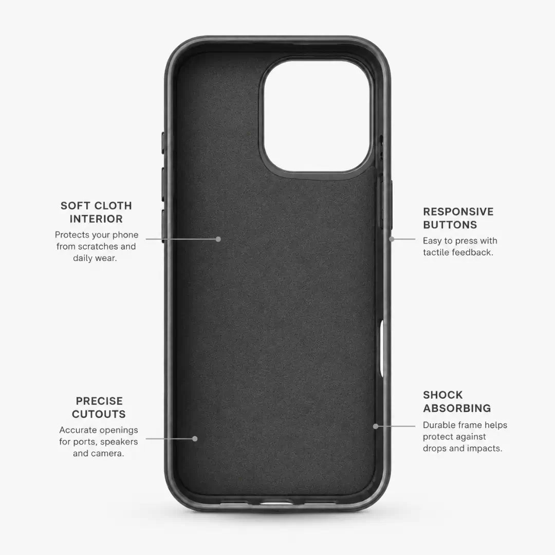 luxury denim metal finish with camera protection case