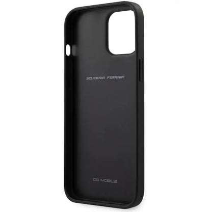 iPhone 13 Ferrari Ventilated Leather Cover With Centre Curved Design