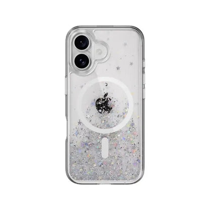 iPhone 16 Series Ice Crystal MagSafe Clear Phone Cover