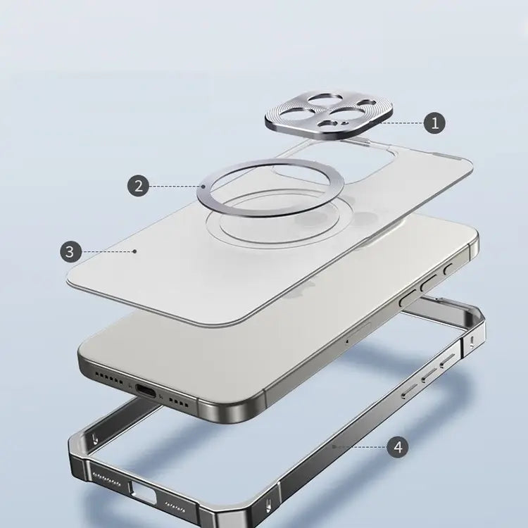 iphone 16 pro max alloy armor magsafe phone cover