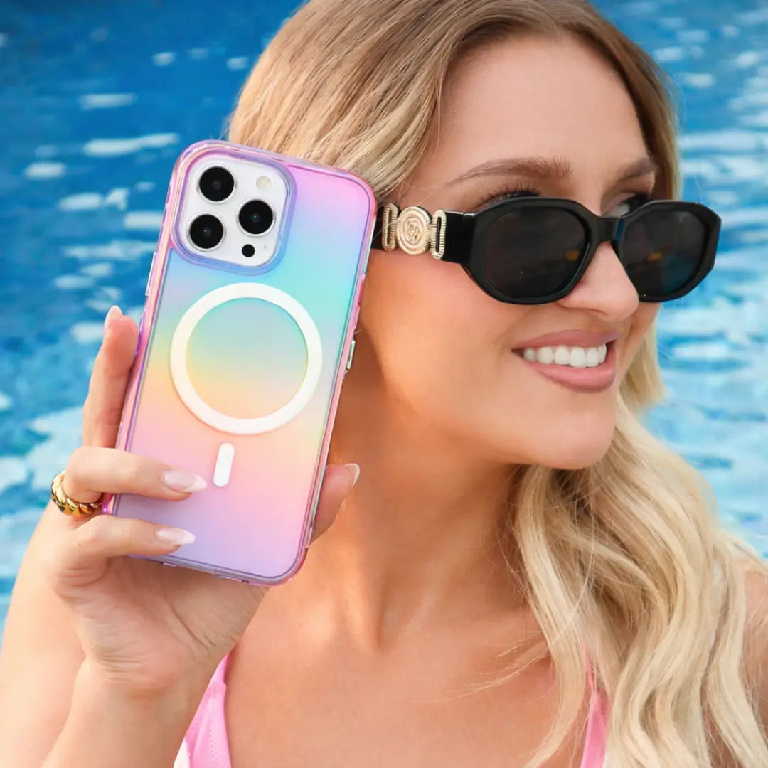 iphone 16 pro holo phone cover with magesafe